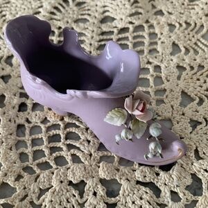 Porcelain Shoe Figurine